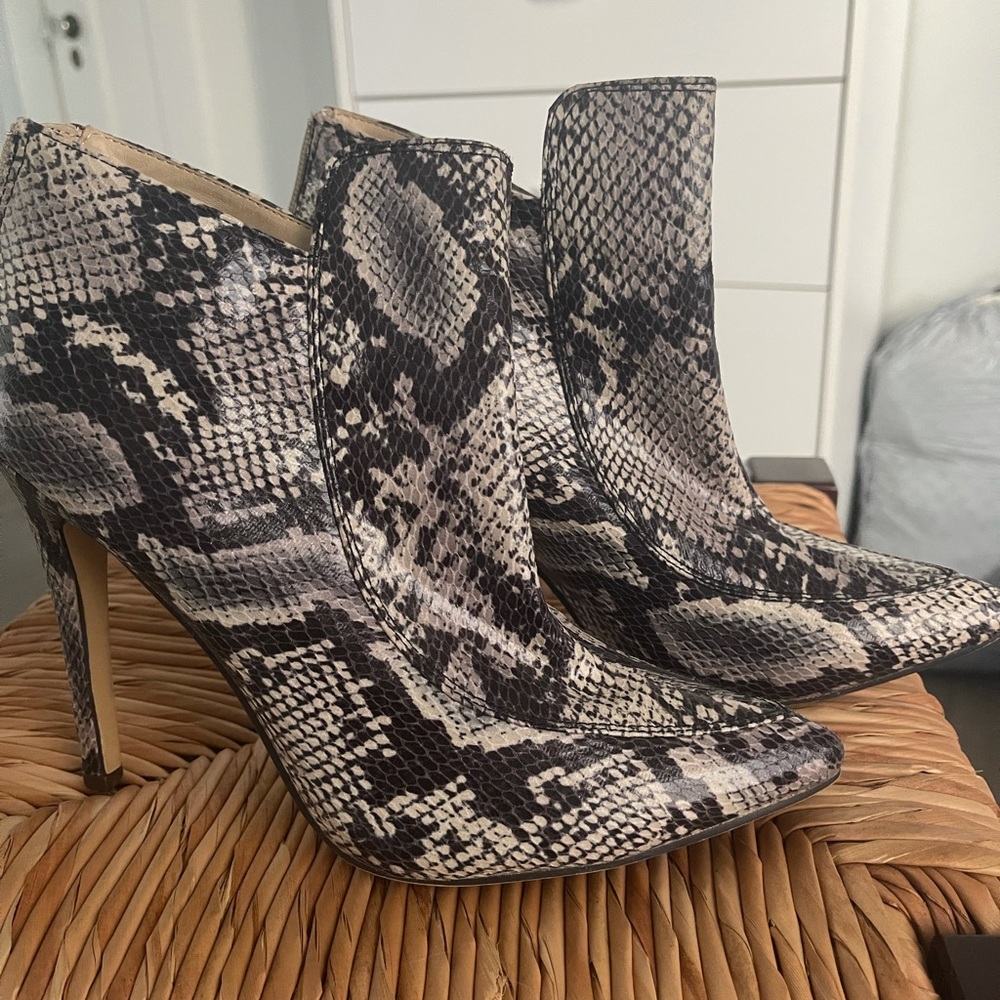 Snakeskin boots